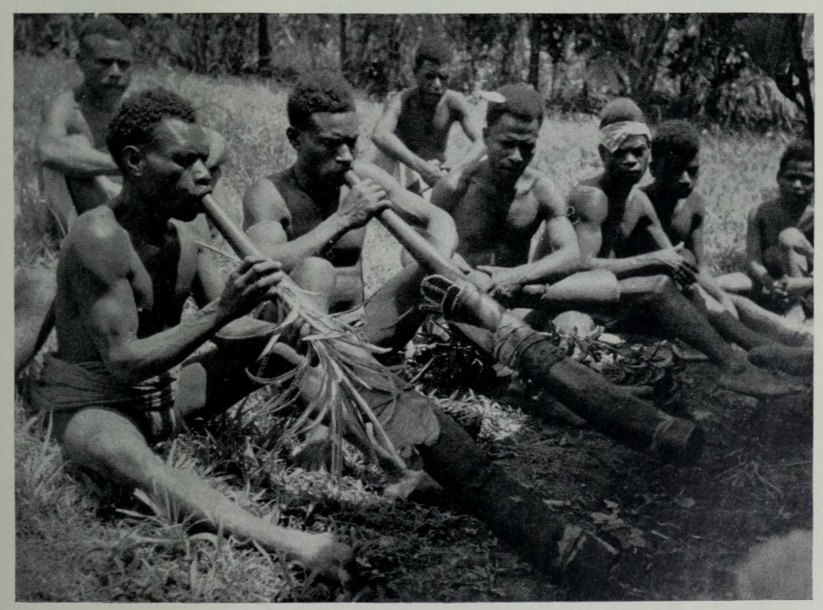 Born in ~1912 in northeast New Guinea, Yali was the son of a respected Ngaing ritual & war leader (the picture shows a Ngaing ritual). But Yali never fully trained in traditional activities. Instead, as a teenager he became an indentured laborer for White Europeans/Australians.