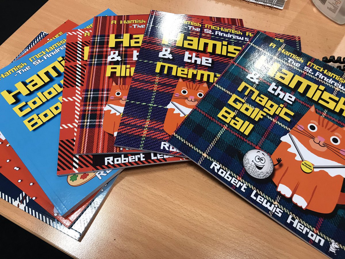 HkpsF's tweet photo. We were delighted to receive these books from author Robert Lewis Heron @mchamishcat. We look forward to reading them 📚. Thank you. https://t.co/Z3YG6nwxDQ