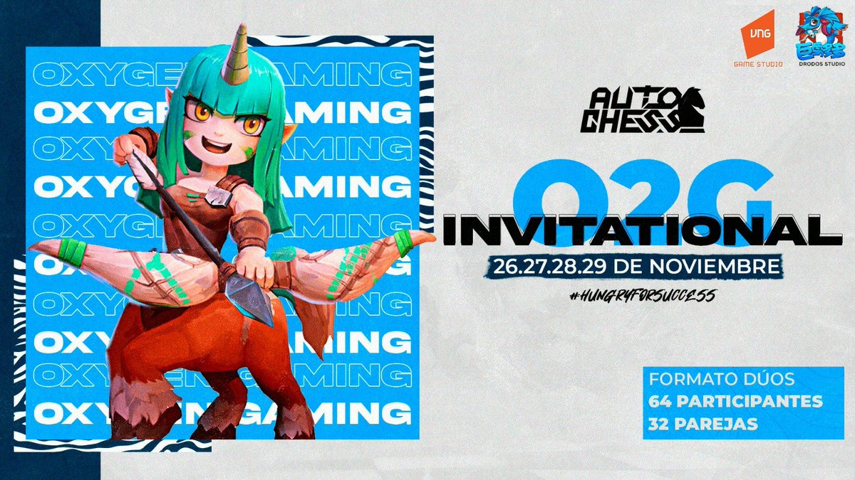 GamingOxygen's tweet photo. #AUTOCHESS
¡Por fin llega el #O2GInvitational de Autochess por #Duos! 🏆
26 Nov: Octavos de Final
27 Nov: Cuartos de Final
28 Nov: Semifinales
𝟮𝟵 𝗡𝗼𝘃: 𝗚𝗿𝗮𝗻 𝗙𝗶𝗻𝗮𝗹
Los mejores jugadores del mundo, sin fronteras; 32 parejas y solo una ganadora. 🔥
¡TE ESPERAMOS! 💙 https://t.co/wvsijojwcM