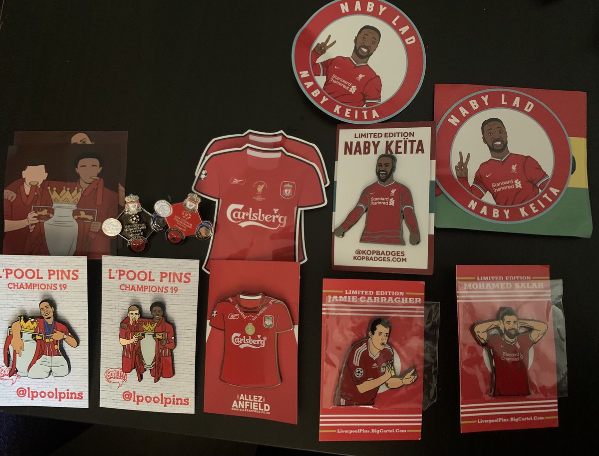 Tzafnat's tweet image. Joyful Monday 😍 @kopbadges @LpoolPins @allez_anfield @LiverpoolPins #LFCPinBadges #BadgeCollection