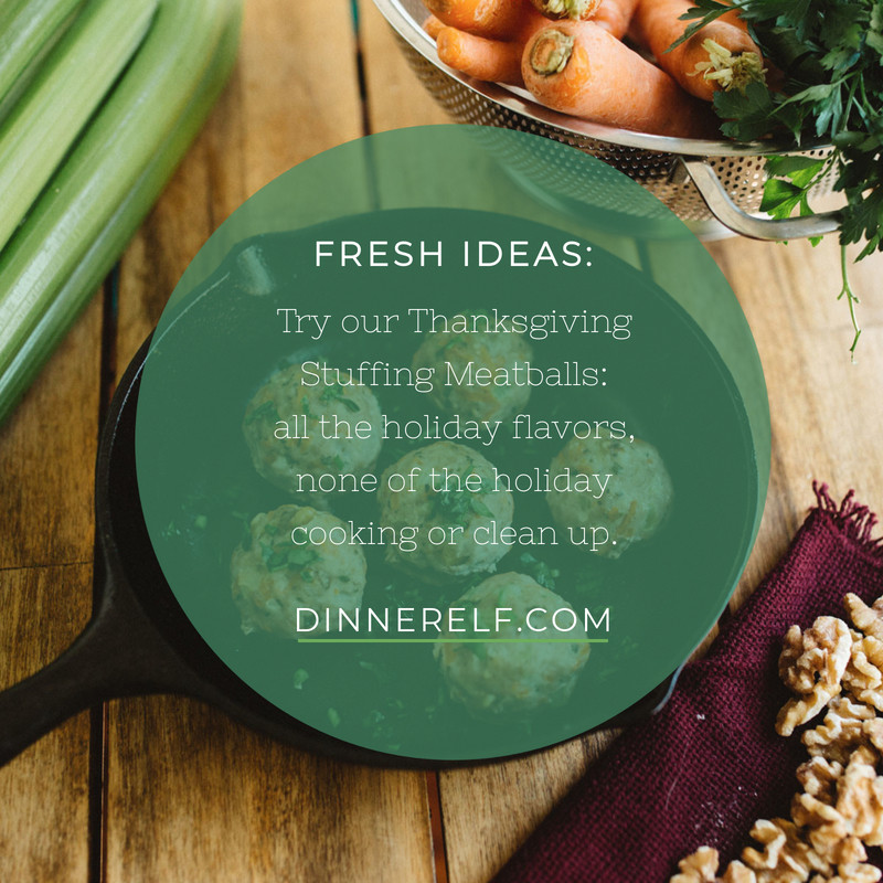 If the whole turkey and sides things is too much this year, we've got you covered. All the flavors, none of the cooking or clean up. Learn more: dinnerelf.com/customers/#/re…