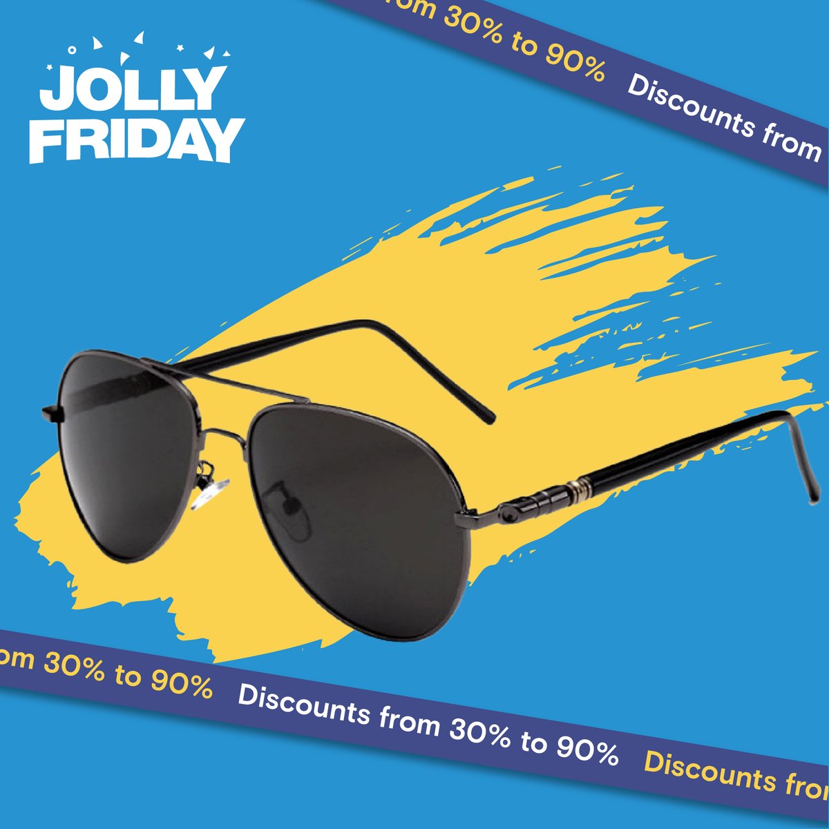 JollyChic's tweet photo. Up your look with our new collection of shades, shop at amazing prices during JollyFriday from 22 till 30 November. Shop NOW>> #JollyFriday #Jollychic #blackfriday #discounts #offers #fashion https://t.co/LSAzSO5nQA