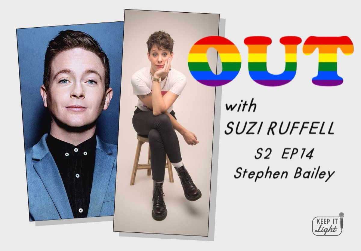 Out with Suzi Ruffell (@outwithsuzi) on Twitter photo 🚨 📻 New OWSR episode out now - I chat with the delightful <a href="/stephencomedy/">Stephen Bailey</a>
I loved hearing his story and hope you do too. Xx
#owsr #outwithsuzi 🚨 📻 New OWSR episode out now - I chat with the delightful <a href="/stephencomedy/">Stephen Bailey</a>
I loved hearing his story and hope you do too. Xx
#owsr #outwithsuzi