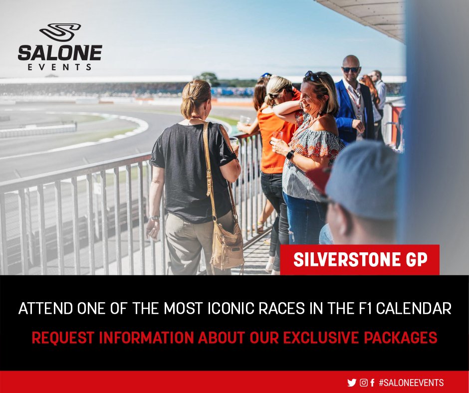 Experience the electric atmosphere of the British Grand Prix. Exclusive packages available for celebrations or corporate events. We create full, immersive and bespoke itineraries. Enquiries: https://t.co/9pt55Bf6Ah #BritishGP #F1 #racing #corporateevents2021 https://t.co/sguiOM6U9P