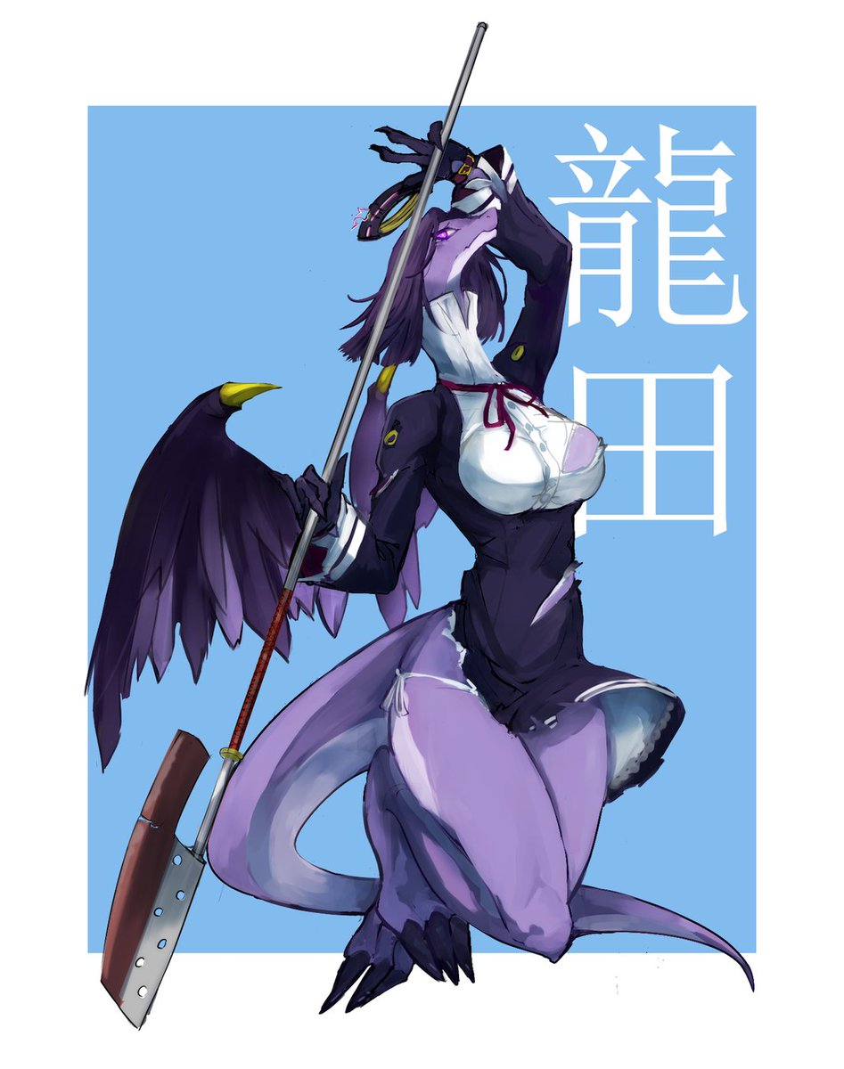 龍田(艦隊これくしょん) ,天龍(艦これ) 「擬竜艦娘天龍田 」|茶丸九のイラスト
