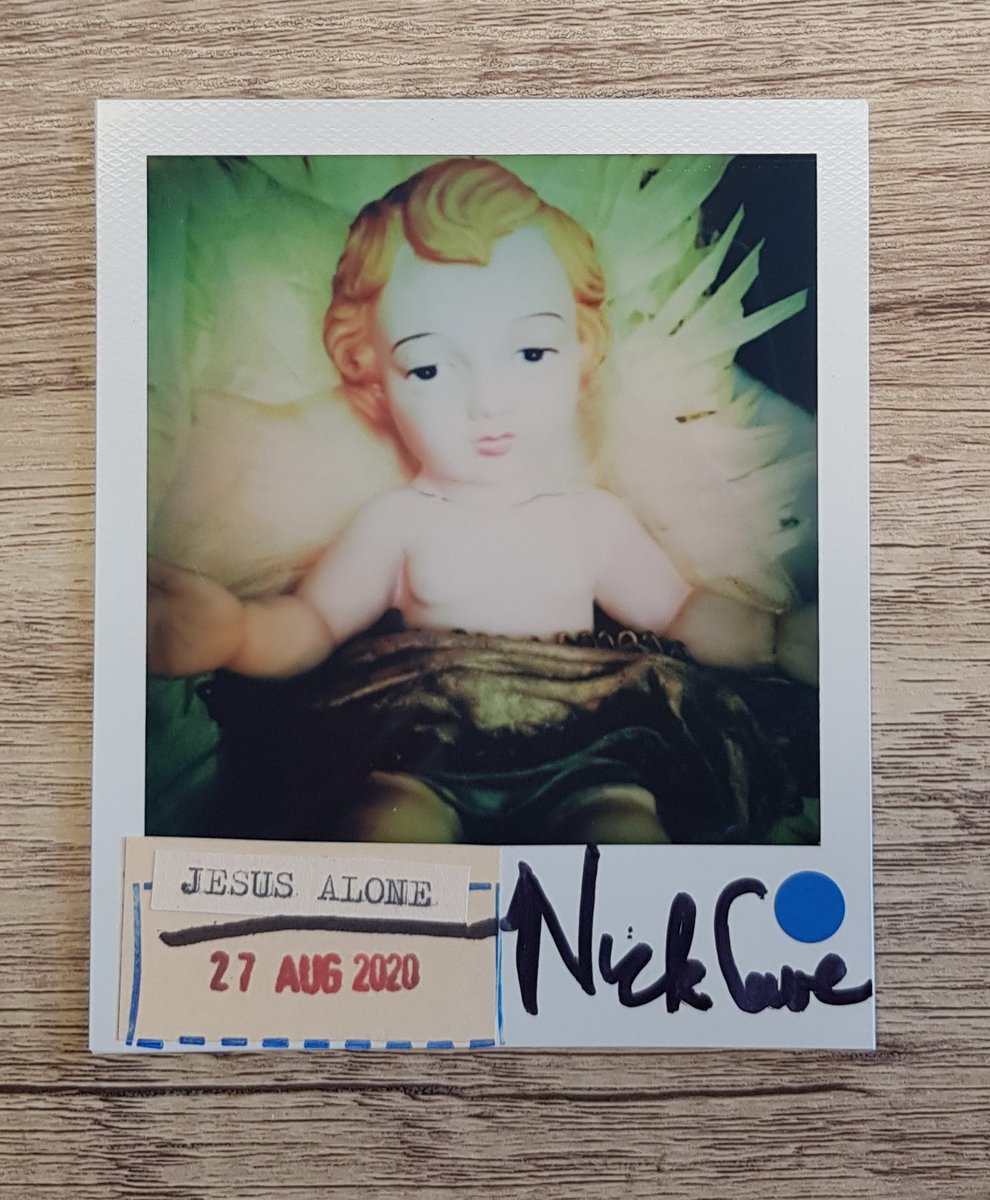 _Bjornus's tweet photo. Today I received my @nickcave "Jesus Alone" Polaroid. 
I am a Happy Seed today!
#NickCave #NickCaveAndTheBadSeeds 
#CaveThings https://t.co/Evd8KgGuy5