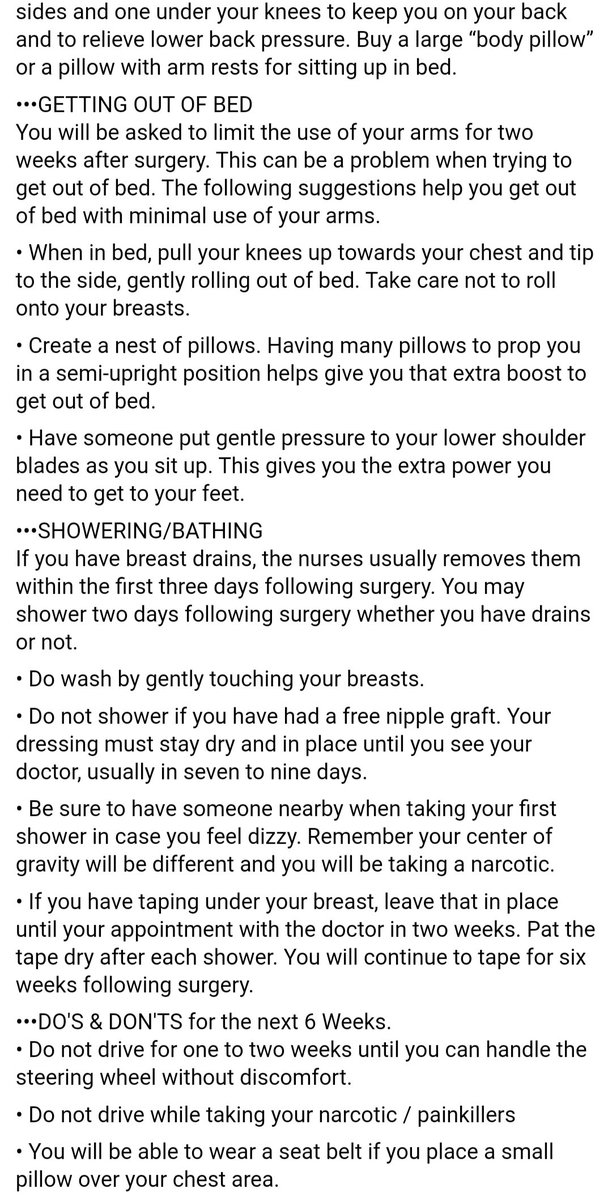 BRSupportSA's tweet photo. ••Recovery/Healing Process Tips and Expectations after a Breast Reduction Surgery

Read the Pics Frame below: https://t.co/koyMarILY0