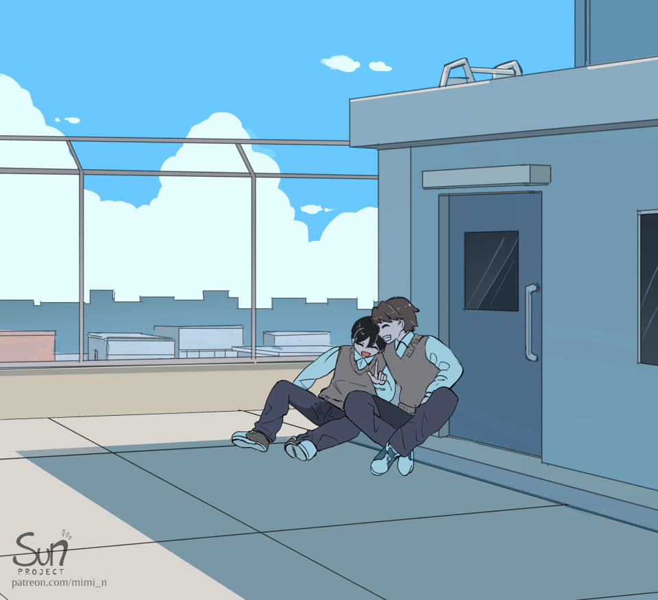 FutarinoTaiyou's tweet photo. Rooftop https://t.co/XpnA0KjWsX
