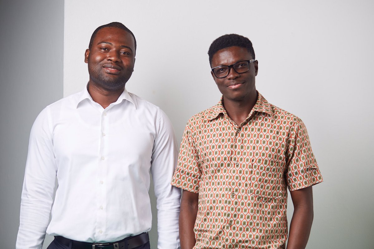 CompleteFarmer's tweet photo. Here are Godfred and Felix, two amazing #humansofcompletefarmer. One in Finance, the other in Tech but both committed to making sure you enjoy the best service at @completefarmer.
Can you tell who the tech guy is from the two?
#humansofCF #agvocate https://t.co/ksaJrDNAPR