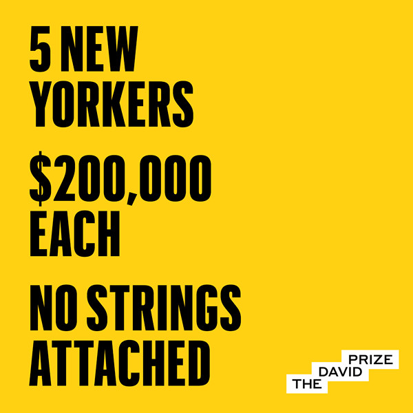 Women of New York - especially Black/Latinx/Asian/of color women of New York - apply NOW for @DavidPrizeNYC to get $200,000, no strings attached, to fund YOUR vision for how to make New York better for all of us. Apply here - deadline Dec 4: thedavidprize.org #AllInNYC