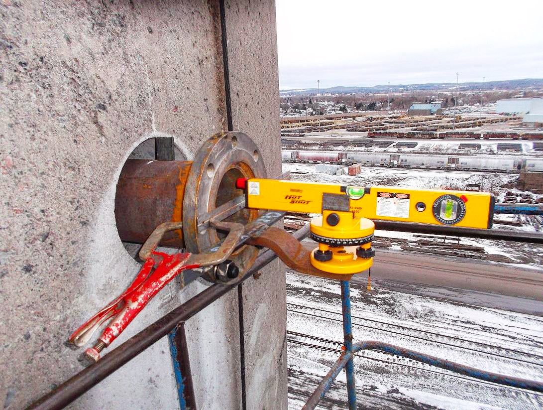 McLeanChimneyCo's tweet photo. McLean Chimney installing precise test ports for required laser emissions testing equipment. 

Contact shawn@mcleanchimney.com with questions

#ChimneyExperts #McleanChimneyCoLtd #Canada #Ontario #IndustrialChimneyInspection #IndustrialChimenyMaintenance #IndustrialChimneyRepair https://t.co/lyivj0Iso0