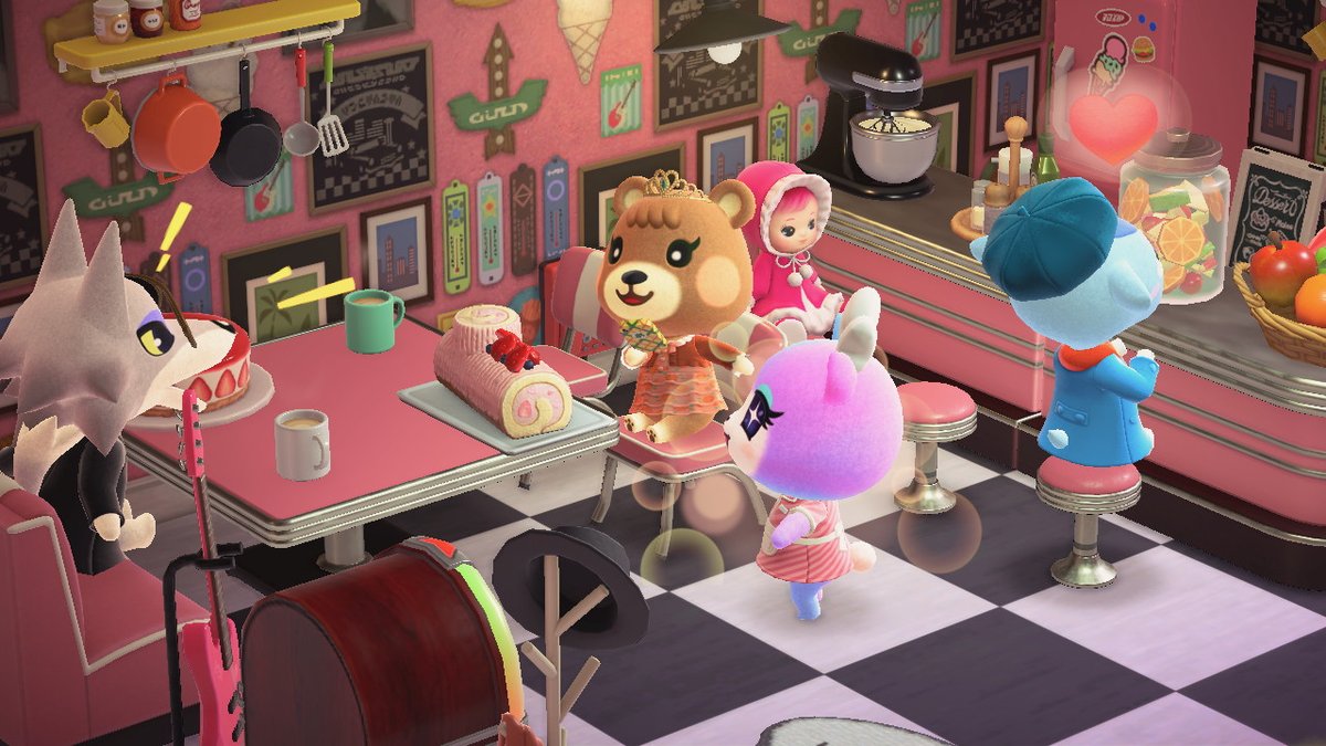 Mondhasi's tweet photo. Visiting a virtual diner since the real ones are still closed. ♡ https://t.co/qWktvmfYM7