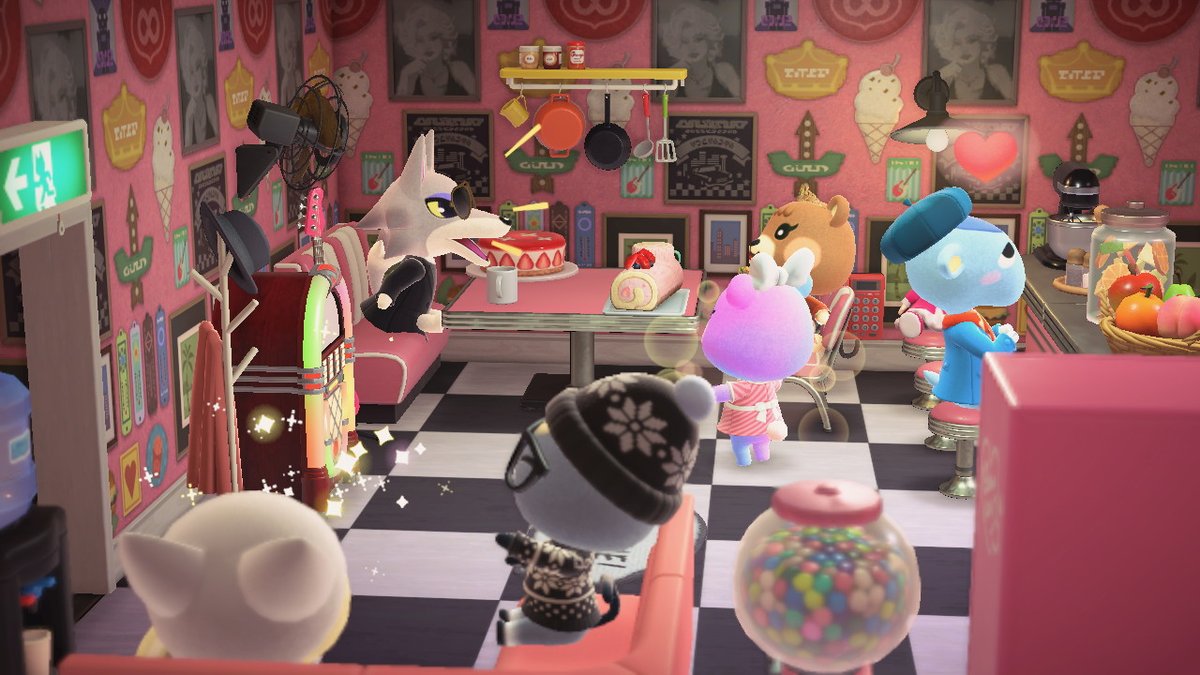 Mondhasi's tweet photo. Visiting a virtual diner since the real ones are still closed. ♡ https://t.co/qWktvmfYM7