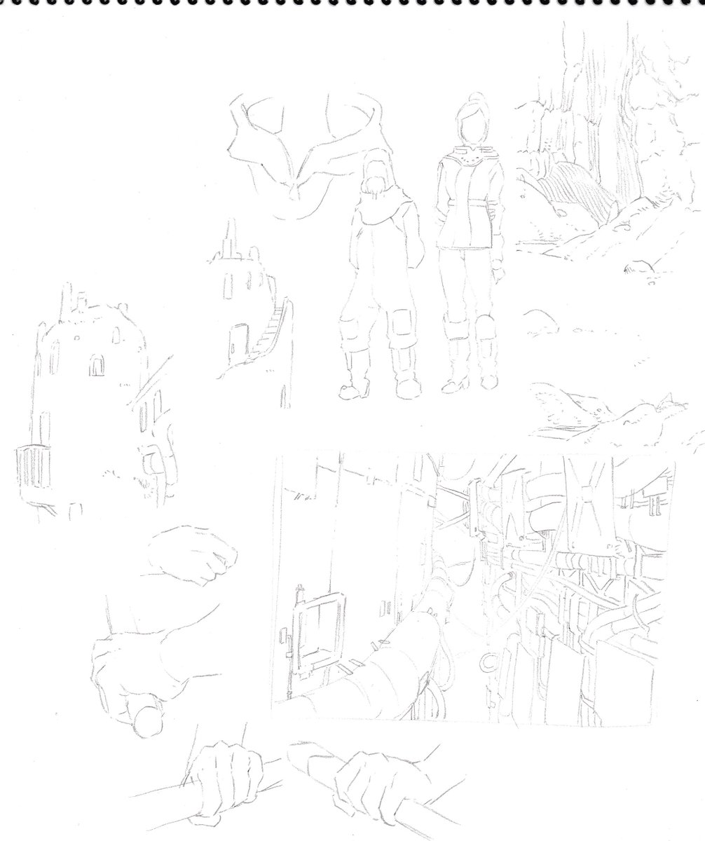 その2
人形の国の背景にあこがれるので
いっそ全部描いてしまおうってことで描いたわ

ちょくちょく自分の想像で描いてます 