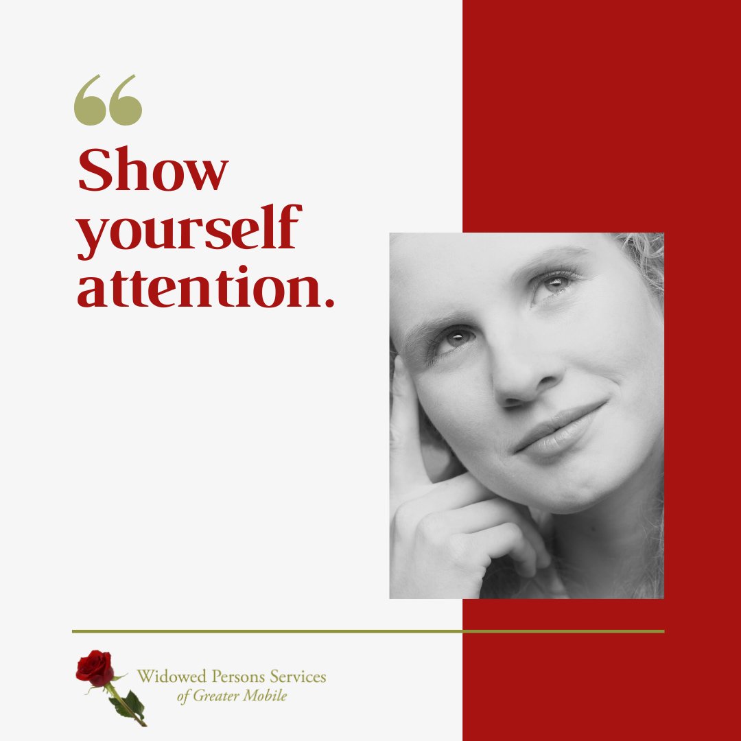 WidowedPersonAL's tweet photo. Often times we focus our attention on others and overlook ourselves. Treat yourself to something nice today! https://t.co/5Mu5tbcnw1