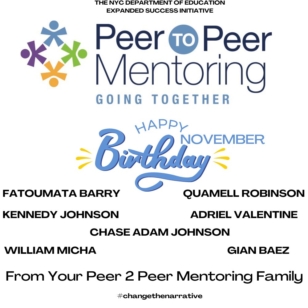 Let’s celebrate all of our November scholars! We wish them the happiest of birthdays and a brand new year of continued success! 🎉