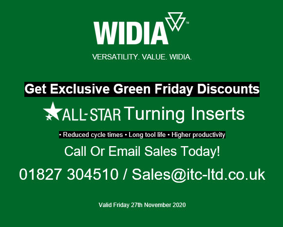 itc_tooling's tweet photo. Huge savings this Friday with WIDIA & ITC! Get in touch for more info #WIDIA #GreenFriday #Turning #Inserts #Indexable https://t.co/ASSCNsQCPv