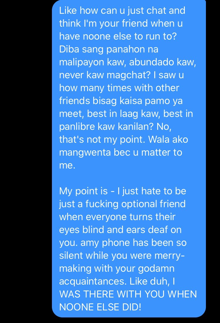 absurdlover's tweet photo. At least, nakapagawas nakos gibati. https://t.co/czpM1XvBGe
