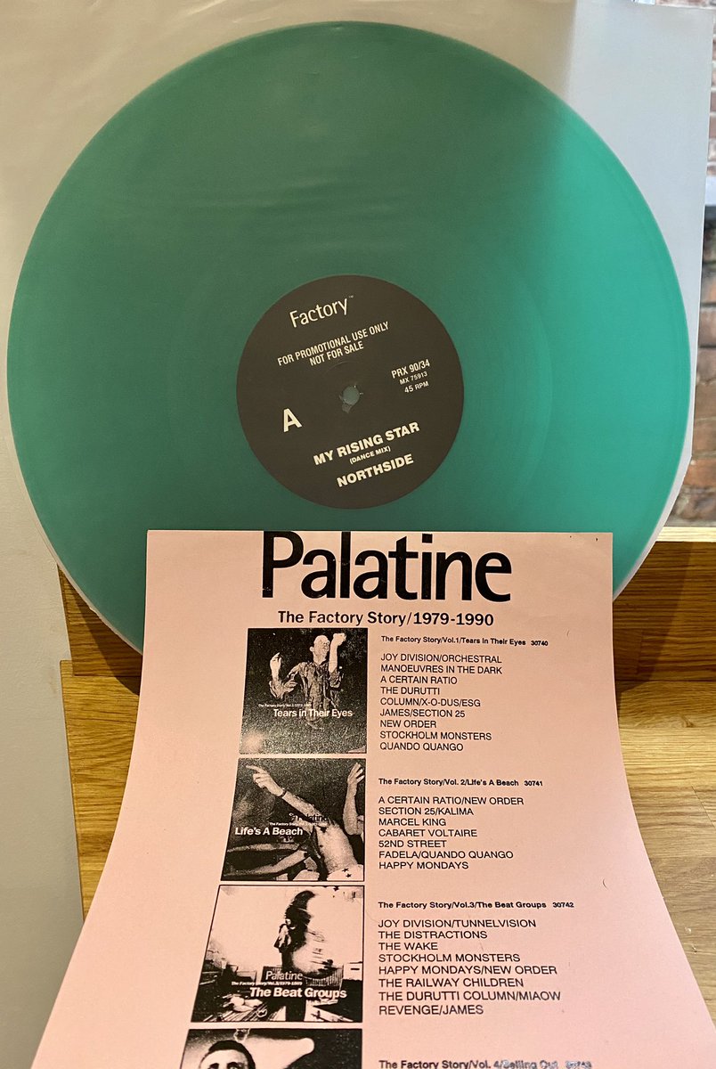 iainkey's tweet photo. Second time I’ve owned this... first time was for someone’s birthday... keeping this beauty for myself this time... @NORTHSIDE___ #myrisingstar #australianpromo #factoryrecords https://t.co/XqEg1NOSQR