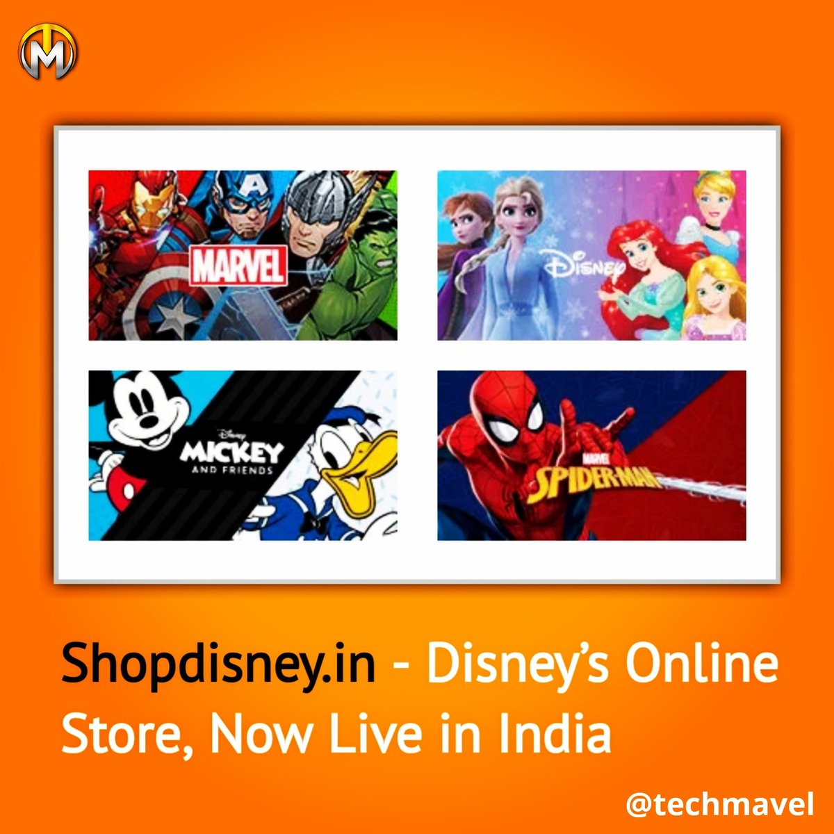 TechMavel's tweet photo. Disney’s Online Store, Now Live in India.

ShopDisney offers more than 3,000 items at launch.

No Baby Yoda toys, nothing from Disney’s Elite Series.

Free shipping available on ShopDisney orders over Rs. 999.
#DisneyPlus
#shopDisney #shopping
#tech @Disney https://t.co/DxIUGfGbCp