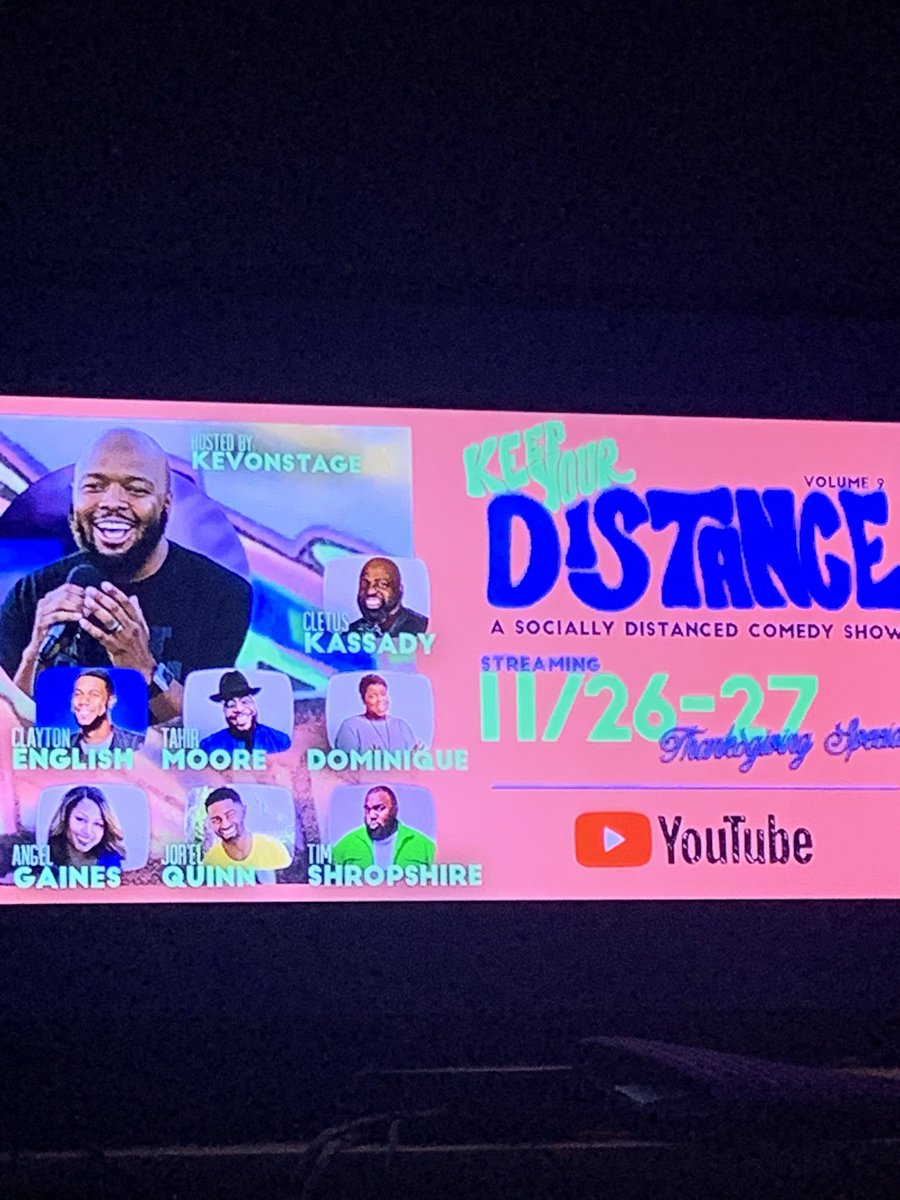 CoCoTreasure's tweet photo. This came out 17 minutes ago and I have already watched it 10 times. @KevOnStage #keepyourdistance #addictedLaughs ok Kev Ok! I’ll buy my tickets early!  It’s angel in the blue for me and it’s @KevOnStage living out his gospel singer dreams for me! I loved this so muchhhh https://t.co/0Y2Cq4FiB2