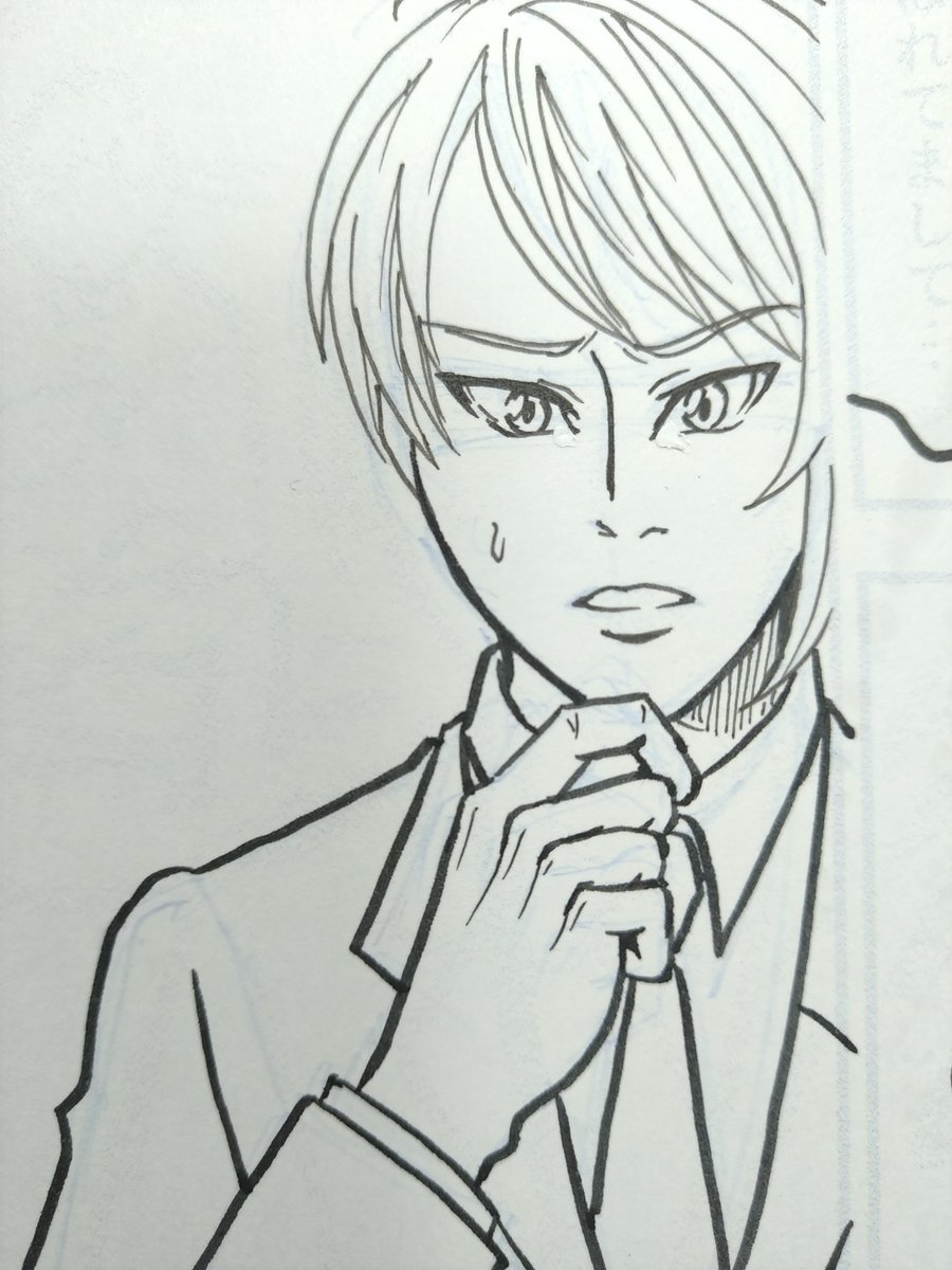 「イケメンに描こう!」と意識した瞬間に全く顔が安定しなくなったので、一旦忘れることにする…
「顔が良い男」という概念が僕にインストールされてない。 