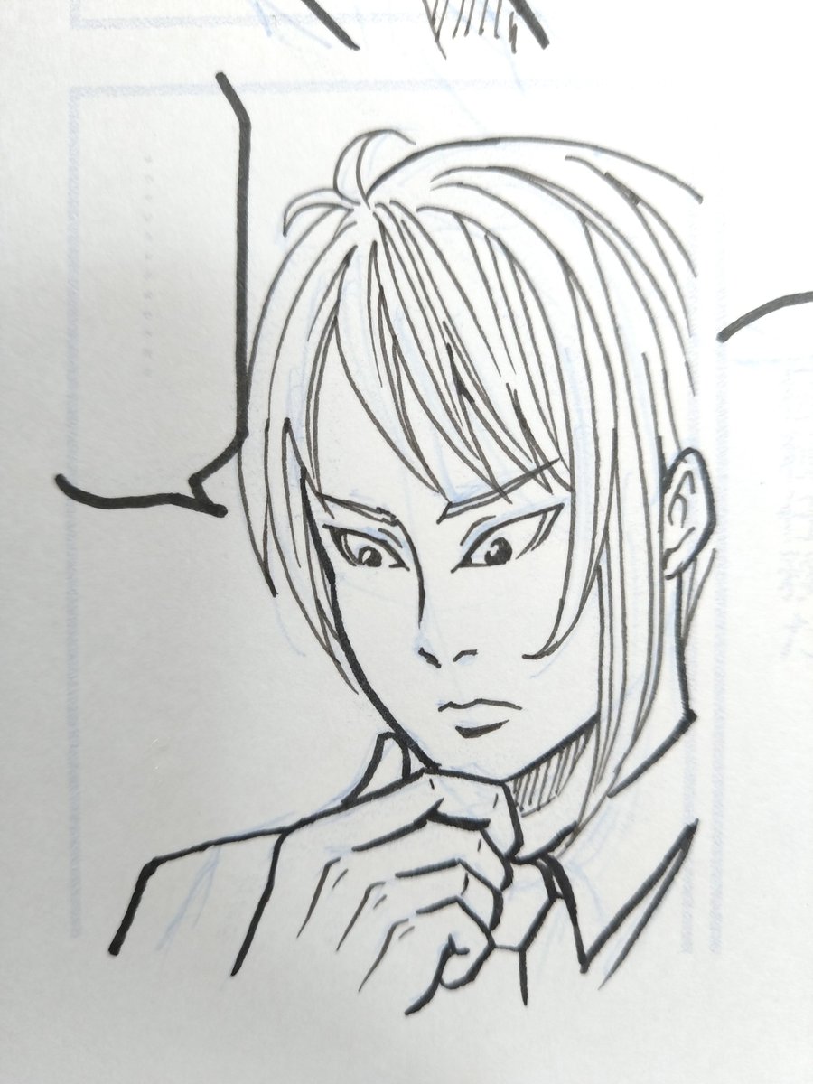 「イケメンに描こう!」と意識した瞬間に全く顔が安定しなくなったので、一旦忘れることにする…
「顔が良い男」という概念が僕にインストールされてない。 