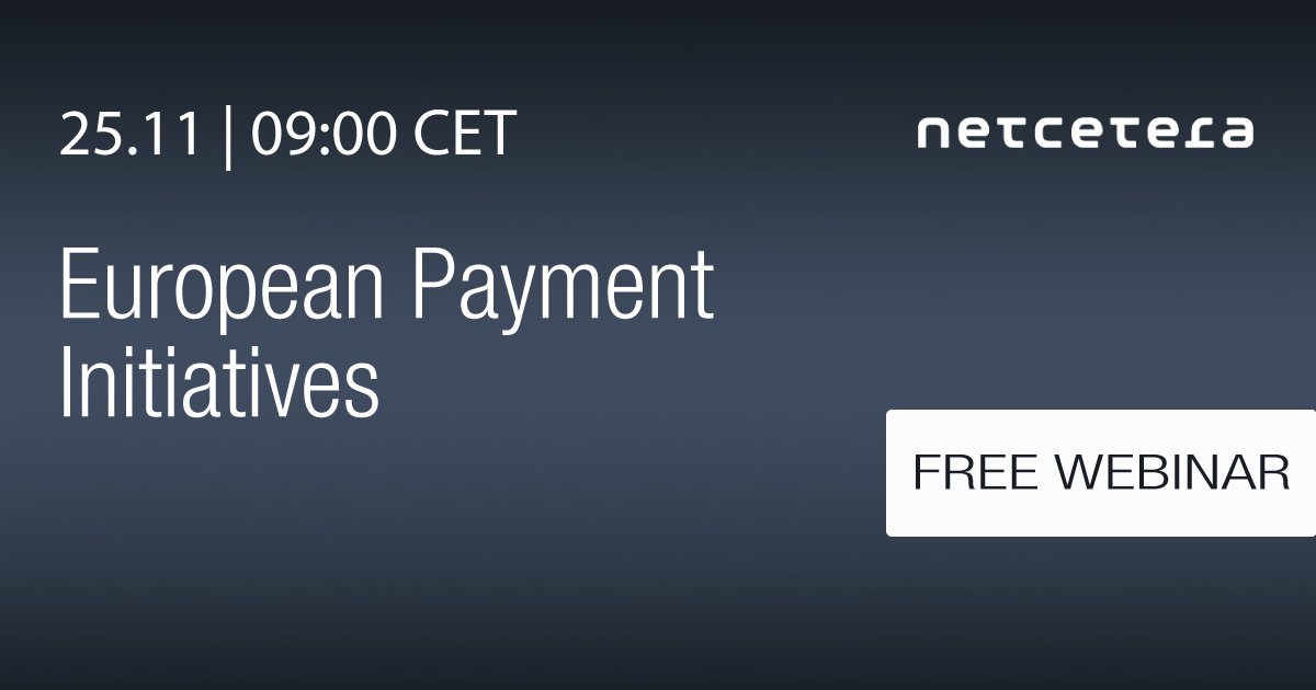 Netcetera_Buzz's tweet photo. 2 days to go. At our next webinar we will talk about European Payment Initiatives. Join us here https://t.co/UA1yZma6js to ✅ discuss various bodies that attempt to consolidate the payment industry in Europe to create a more independent financial ecosystem;
#EPI #PSD3 https://t.co/cqK6MWTxcA