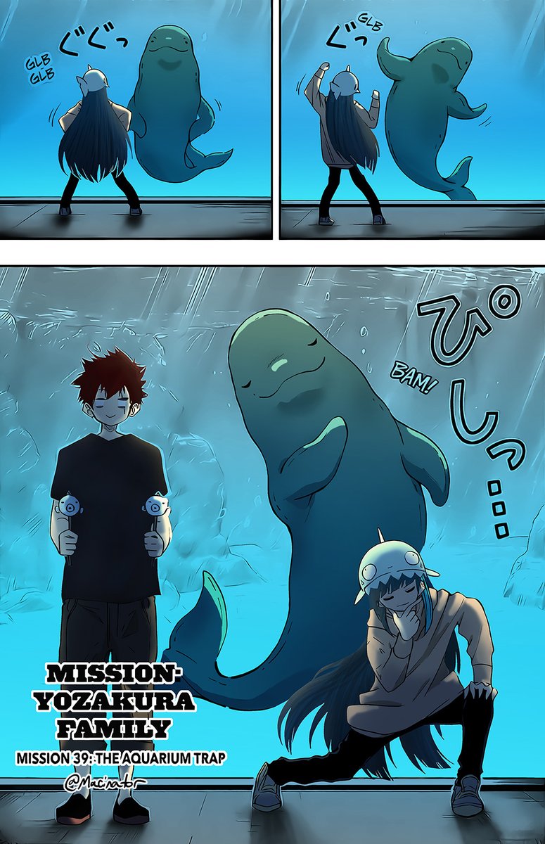 Mission: Yozakura Family coloring - Aquarium Trip

(commissioned by @Is_Okay_Kool ) 