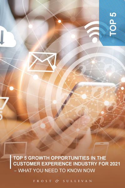 NKhorana's tweet photo. Over 50% of companies measure their digital transformation success with customer satisfaction scores. @Frost_Sullivan @alpabshah @juanmgon share a complimentary insight on the top 5 #growth opportunities in the #CX industry for 2021. Download it now #WAH! https://t.co/1LA99e3kfr https://t.co/VzFuUDHir3