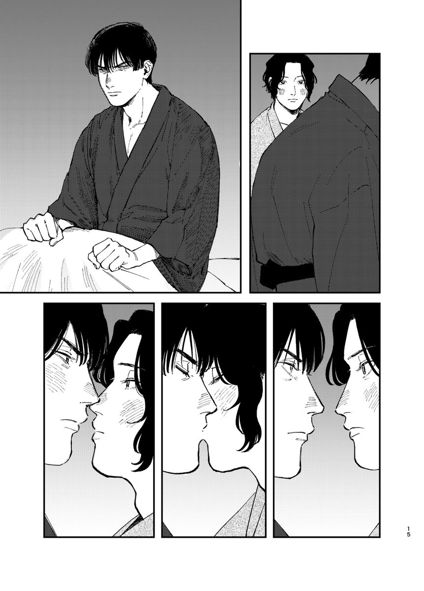 幸真サンプル3/3  春雷(web再録→https://t.co/86F5PzZcU8)の続きのつもりで描きましたが単体で読めます よろしくどうぞ 