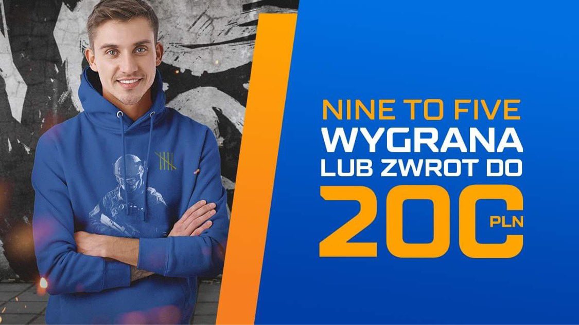 Startujemy z playoffami Nine to Five 6!😎
Obstawiajcie z bonusem od ⁦<a href="/sts_esport/">STS Esport</a>⁩ , możecie postawić zakład bez ryzyka oraz odebrać darmowe 25 PLN!

Więcej info ➡️ bit.ly/STS_9to5