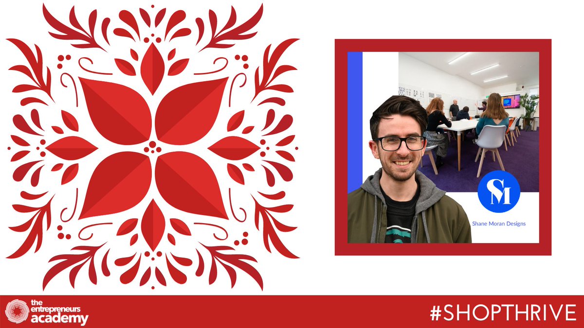 Entre_Academy's tweet photo. Today's #shopthrive business is @ShaneMoranLtd using design and communication to help clients connect with their audience, because the world only knows what you tell it. Spread joy this Christmas with #shopthrive #shoplocal #supportlocal https://t.co/YVvmC9jHio https://t.co/060nzR12rr