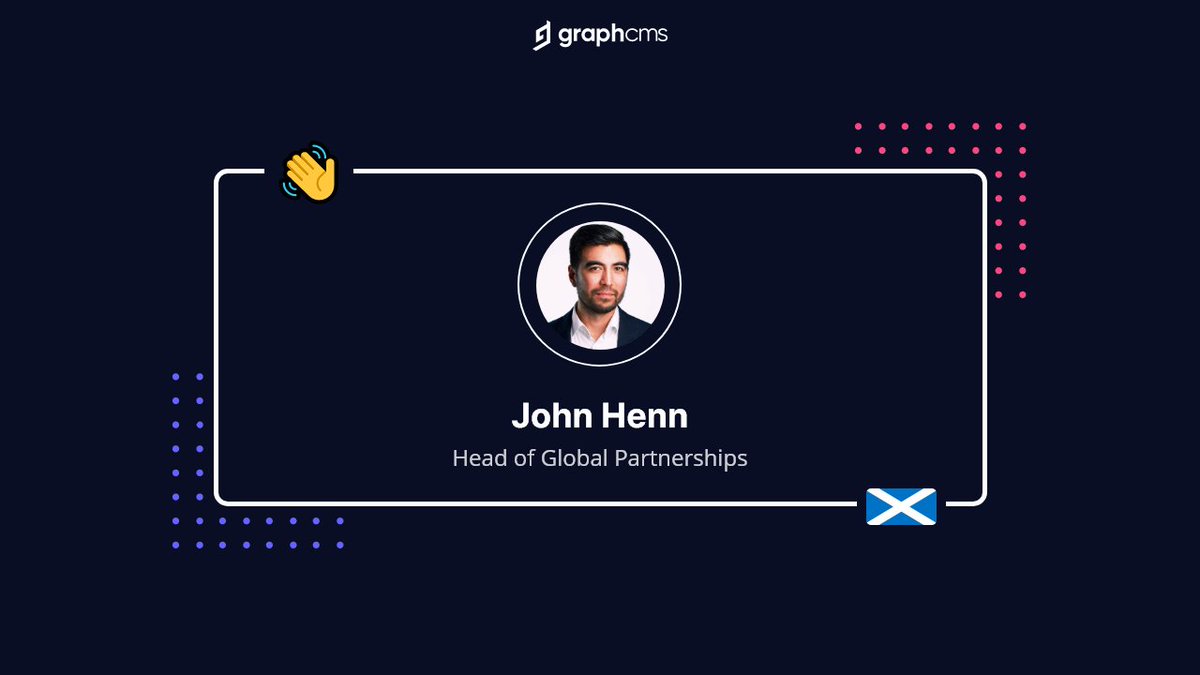 hygraph's tweet photo. 🥳 We're thrilled to have @johnwhenn join our team as our new Head of Global Partnerships!

🎮 Half German, half Filipino, and hailing from Scotland, John's a big fan of a leisurely breakfast, traditional German beer and video games.

🍻 Welcome on board John https://t.co/zbmV4O9hnI