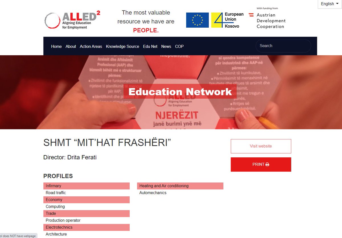 #ALLED2 #SchoolID campaign has been travelling throughout #Kosovo for the past months, with the main target on informing the public on the latest developments of the schools that the project is supporting. Please check  “MIT’HAT FRASHËRI” in #Istog here: alled.eu/en/shmt-mithat…