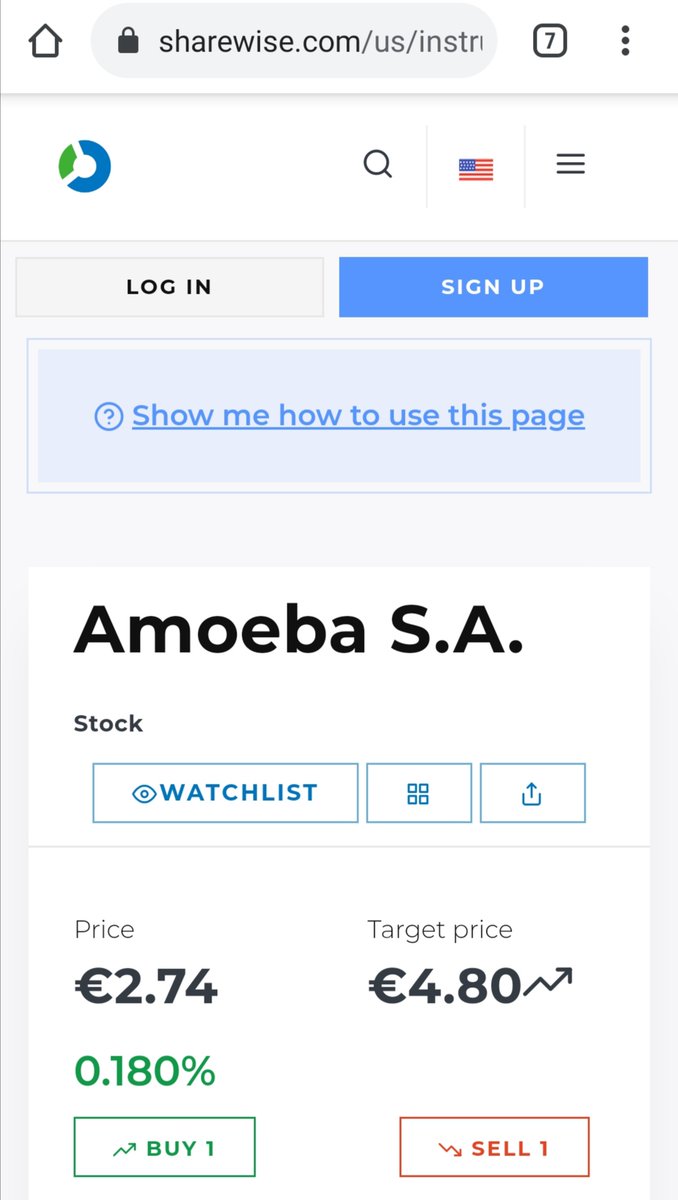 TitiValk's tweet image. Joli target sur #AMOEBA $ALMIB pour le site sharewise.Us! 4,80 🚀🚀🚀