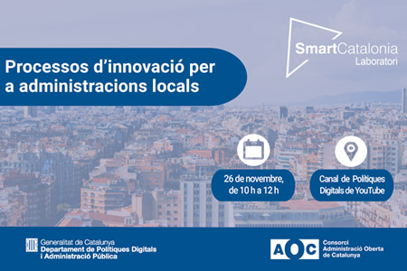 ConsorciAOC's tweet photo. Inscriu-te a la Jornada #smartcatalonia “Processos d’innovació per a administracions locals”

✅Presentació eina Tellfy
✅Experiències innovadores de @TGNAjuntament, @girona_cat i @AjuntamentSalou
 ✅Innovació en la licitació pública

26 nov -10 h
En línia
https://t.co/FZjMzLSMoC https://t.co/hvD2x8Xc1C