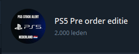 CyberDonkyx0's tweet photo. Hoi @mediamarkt_nl! Inmiddels zijn we met in totaal 2000+ leden aangesloten bij het PS5 Pre order editie kanaal om op de hoogte te blijven van voorraad! Is het een idee om deze te verkopen exclusief aan alle diehard PS5 fans? 🎮👍#playstation5 #exclusief #Mediamarkt https://t.co/xr7W3pjBvc