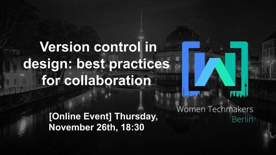 mainmatter's tweet photo. It's almost time! This Thursday @MsMarHigh will share best practices of version control in Sketch and Adobe XD with Abstract, and Figma with Version History @wtm_berlin.

Free spots: https://t.co/VvB4a7v8ma

#userinterfacedesign #designsystems #diversityInTech #Berlin https://t.co/QtHXi8JPV7