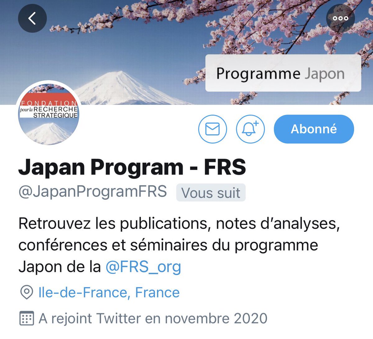 VNiquet's tweet photo. 🇯🇵 Follow the @FRS_org #JapanProgram on our new tweeter thread @JapanProgramFRS https://t.co/Ge0koqszXG