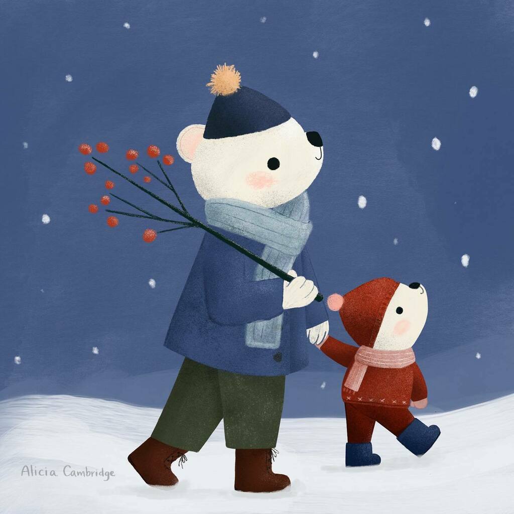 AliciaCambridge's tweet photo. Cold walks in the morning with the sun on your face are the best!
.
.
.
.
.
.
.
.
.
.
.
.
#childrensbookillustration #picturebooks #lookingforrepresentation #letsmakepb #cutebears #animalcharacter #picturebookillustrator #picturebookillustration #kidlia… https://t.co/4hcaZbWb3O https://t.co/Bb24weu7Z6