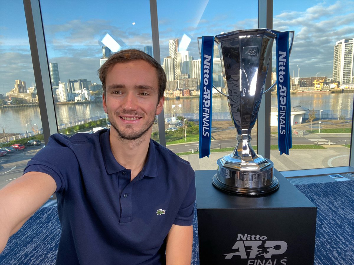 The first man ever to beat the world's top three players at the #NittoATPFinals ๐ https://t.co/cXJG7RfIiK