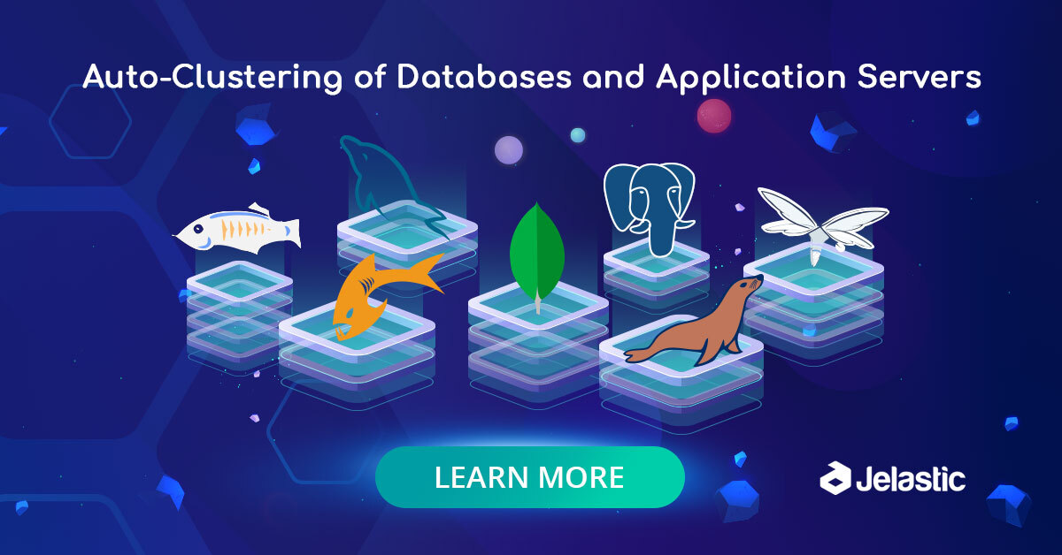 Jelastic's tweet photo. Cluster configuration is challenging and requires expertise and time investment. Jelastic PaaS automates #clusterization of popular databases and app servers to simplify & speed up creation of reliable production-ready clusters that ensure uptime & HA https://t.co/AVadRqFgYY https://t.co/rrggzoeog2