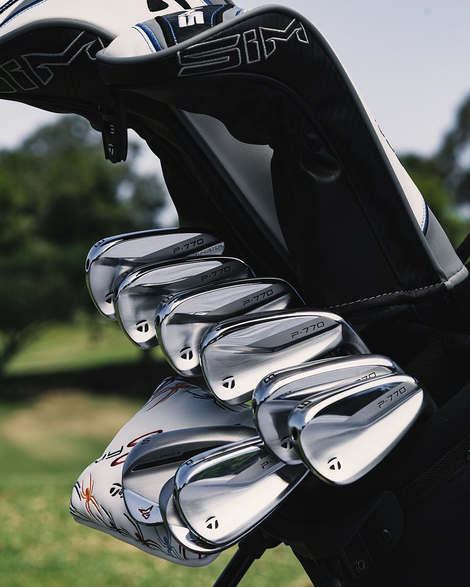 TaylorMadeSA's tweet photo. A compact players iron that has no problem punching above its weight. #SpeedFoam #P770 https://t.co/Ljwc2zWy4e