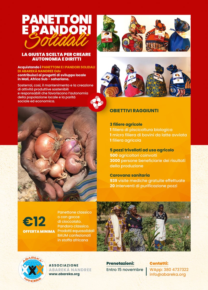 Abareka's tweet photo. Affrettatevi a prenotare i nostri panettoni solidali! https://t.co/jQ3VhoM0dG
