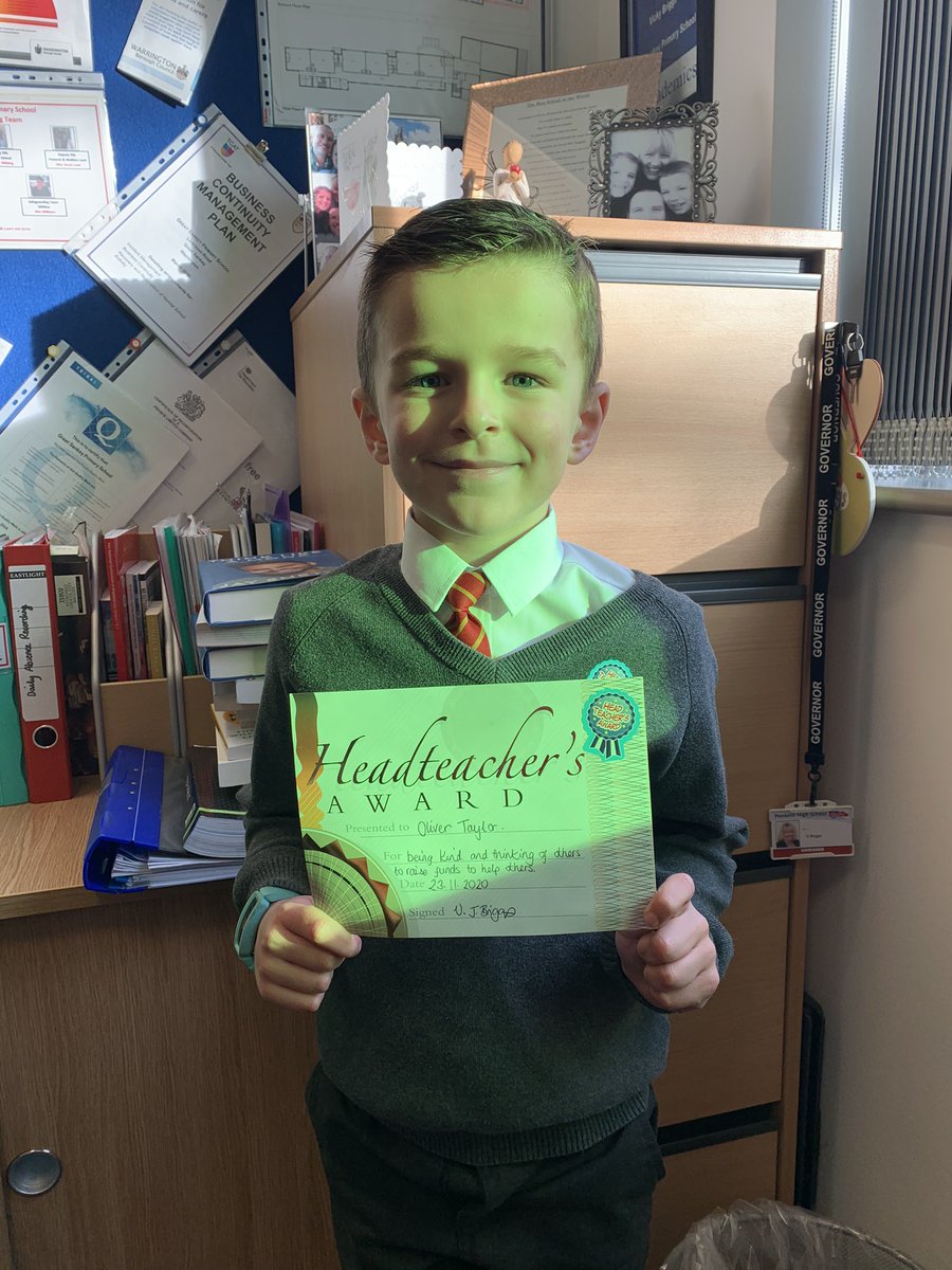 GtSankeyPrimary's tweet photo. We are so very proud of this young man who has cycled 31 miles this weekend to help raise money for those children in greater need a Christmas. What a superstar! ❤️#GSPBeKind #proud https://t.co/MJngJC7ghn