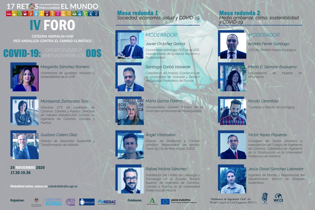 prog17retos's tweet photo. Dos mesas de #Debate con grandes ponentes 

☑️Sociedad, economía y salud
☑️Medio ambiente, clima y sostenibilidad

🧐Cómo nos está afectando el #COVID19 ❓

✅Más info en https://t.co/NyajxzKMaO https://t.co/N7ahsSgsSx