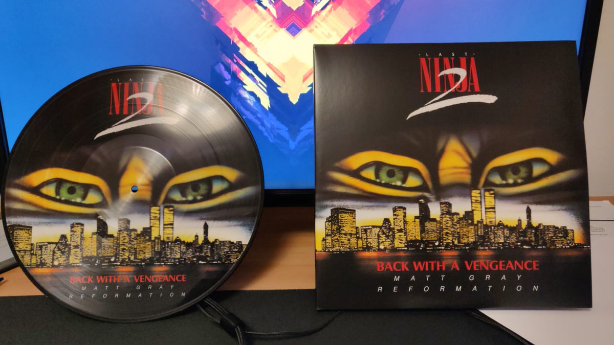 eyseman's tweet photo. Enjoying some awesome Last Ninja 2 tunes on vinyl! Thanks to @mattgrayc64 for this epic release. Absolutely worth the 3 years of waiting! #c64 #sid #retrogaming #commodorestreamers #commodore #supportcommodore https://t.co/YrXx3JZWMN