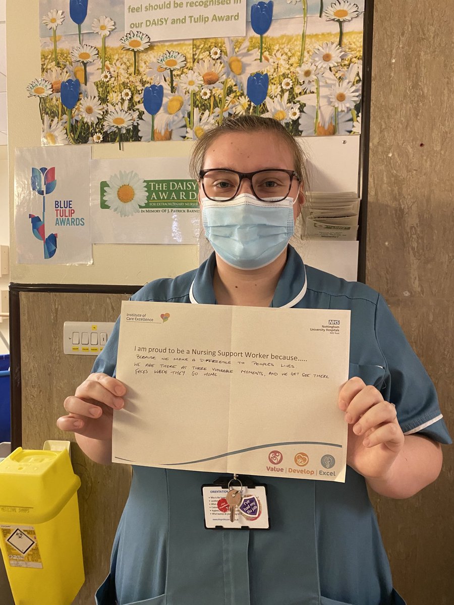 Thanks to one of our HCAs from Bramley who loves to see the patients faces when they get to go home 😊👏#NursingSupportWorkersDay ⁦@NUHInstitute⁩ ⁦@TeamNUH⁩ ⁦<a href="/sharonlizzy24/">sharon williams</a>⁩