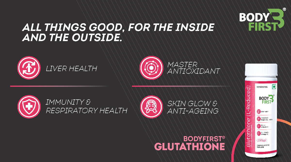 BodyFirstWellne's tweet photo. When you’re strong on the inside, it shows on the outside. Keep your liver, immunity and respiratory health up, and your skin glowing, with BodyFirst® Glutathione
#BodyFirst #MadeForMore #CompleteYourNutrition #SupplementHealth #KnowRight #Circumin #Glutathione #Nutrition https://t.co/z17s2YgN0l